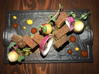 Тортик Козацький - з салом і солодовим хлібом